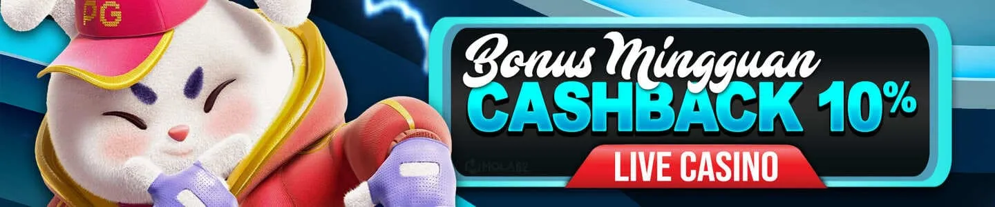 BONUS CASHBACK MINGGUAN CASINO 10%